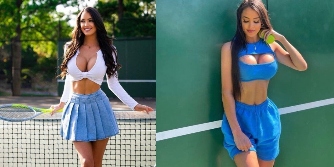 Rụng rời với vòng 1 cực khủng của hot girl làng tennis thế giới