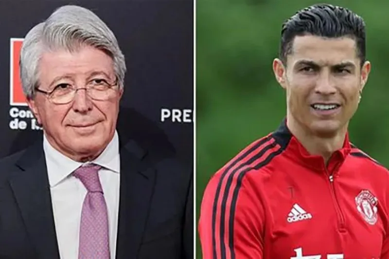 Muốn rời Man Utd, Cristiano Ronaldo nhận cái tát đau từ sếp lớn Atletico